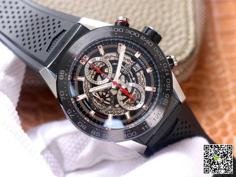 Replica TAG Heuer Carrera CAR201V.FT6046 1:1 Best Edition XF Factory Black Dial Swiss HEUER 01