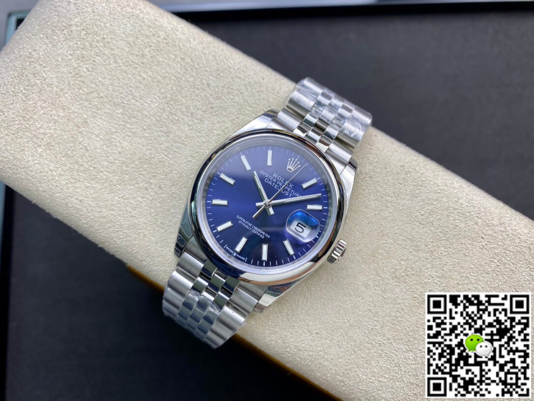 Replica R01ex Datejust M126200-0006 1:1 Best Edition EW Factory Blue Dial