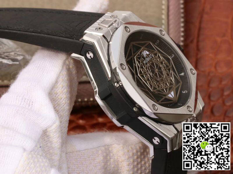 Replica Hublot Big Bang Sang Bleu 415.NX.1112.VR.MXM16 TMF Factory 1:1 Best Edition Swiss ETA1213 Black Dial