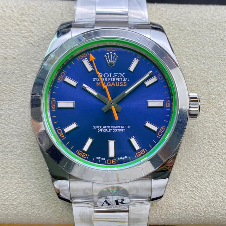 Replica R01ex Milgauss 116400GV AR Factory 1:1 Best Edition Swiss ETA3131
