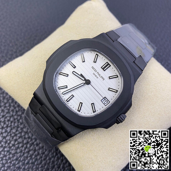 Replica Pat*k Phi1i*pe Nautilus 1:1 Best Edition PPF Factory V4 DCL Version White Dial