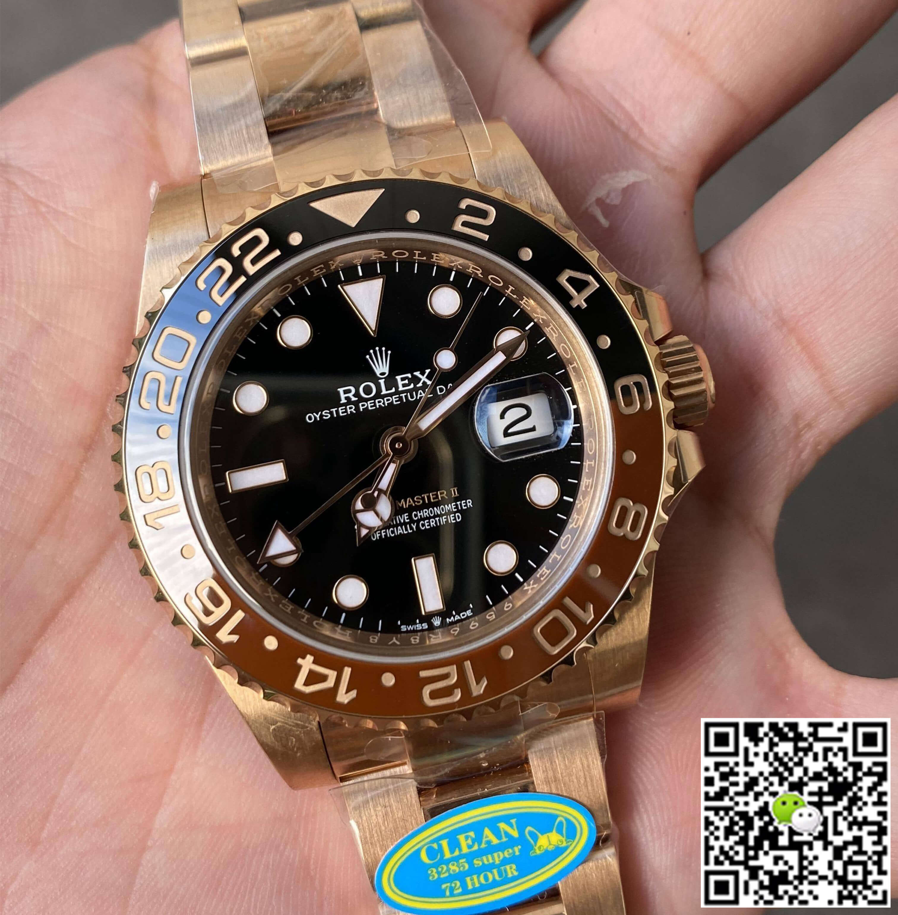 Replica R01ex GMT Master II M126715CHNR-0001 1:1 Best Edition Clean Factory V2 Ceramic Bezel