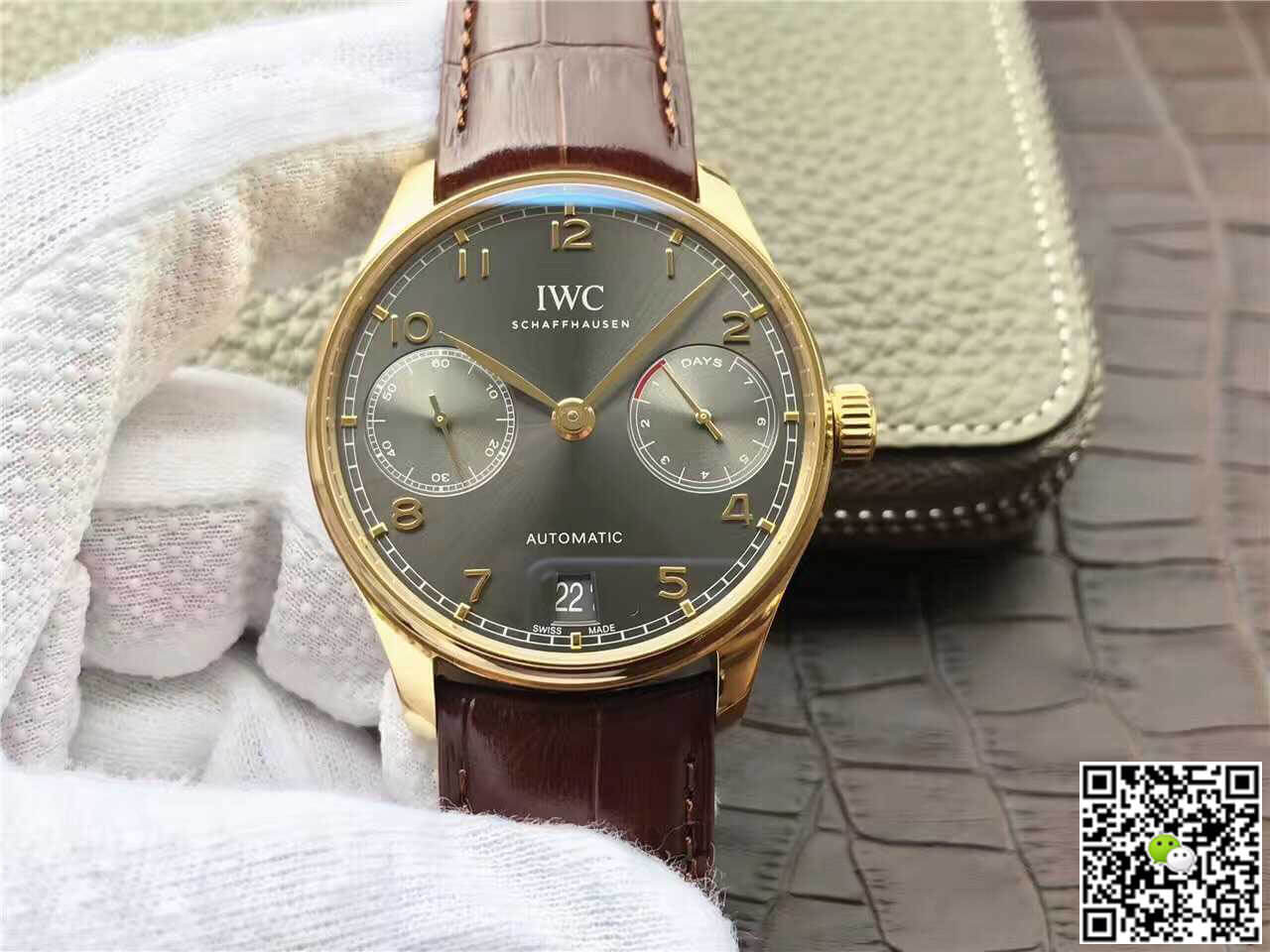 Replica IWC Portugieser IW500101 1:1 Best Edition ZF Factory Grey Dial