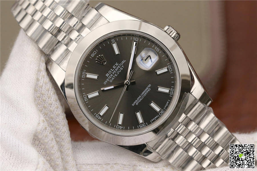 Replica R01ex Datejust M126300-0008 1:1 Best Edition EW Factory Grey Dial
