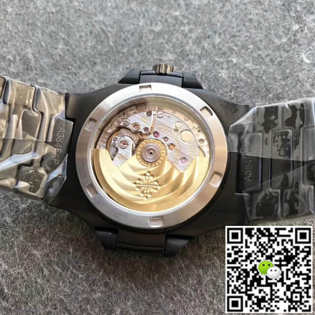 Replica Pat*k Phi1i*pe Nautilus 5719/10G-010 1:1 Best Edition PPF Factory Full D1am0nd Black Dial