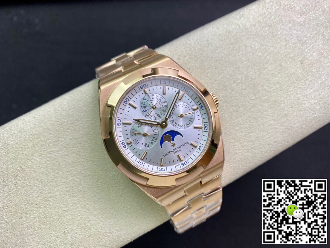 Replica Vacheron C0nstan1n Overseas 4300V/120R-B064 1:1 Best Edition 8F Factory Silvery White Dial