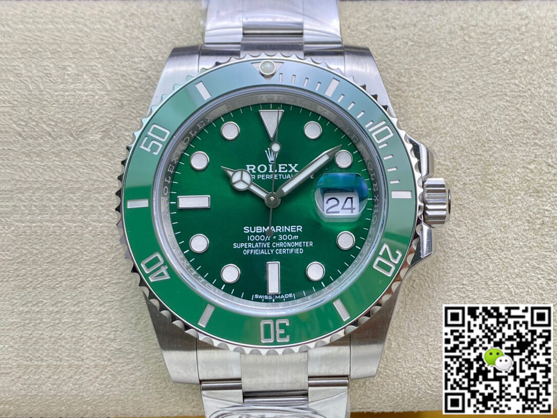 R01ex Submariner Replica 116610LV-97200 1:1 Best Edition Clean Factory V4 Green Dial
