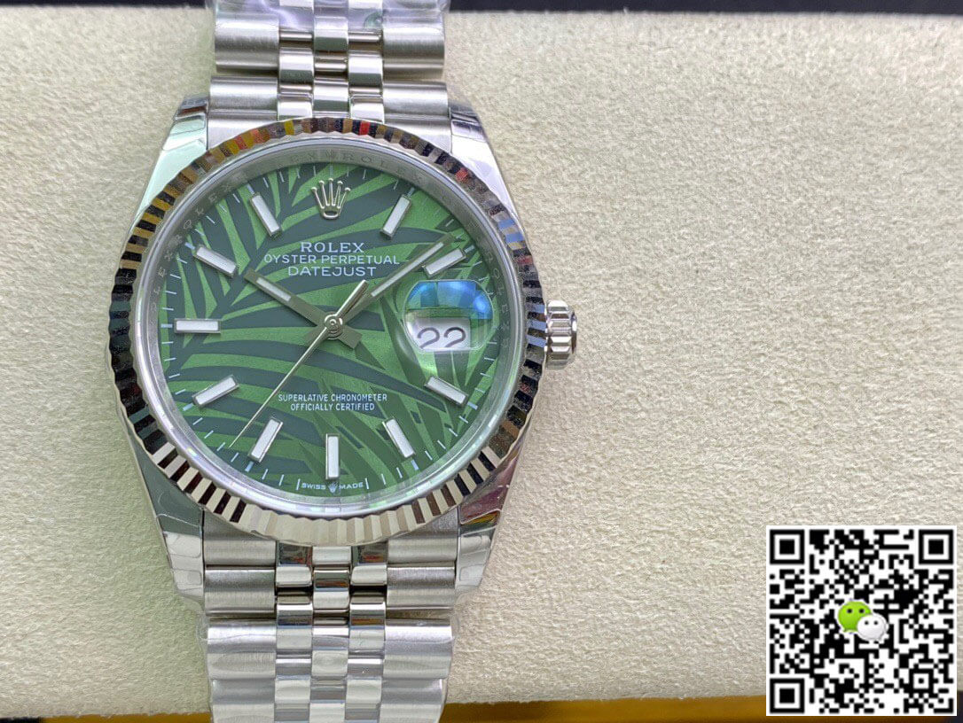 Replica R01ex Datejust M126234-0047 1:1 Best Edition EW Factory Olive Green Dial