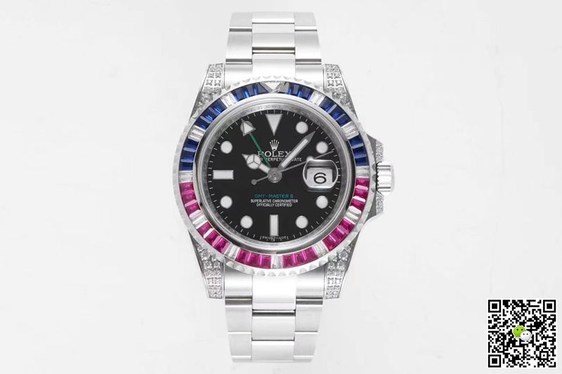Replica R01ex GMT Master II 116759 SAru-78209 1:1 Best Edition ROF Factory Black Dial Swiss ETA2836