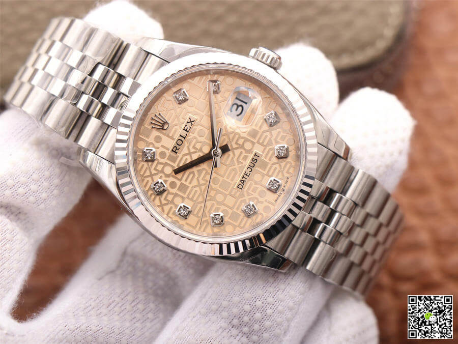 Replica R01ex Datejust M126234-0023 1:1 Best Edition EW Factory D1am0nd Dial