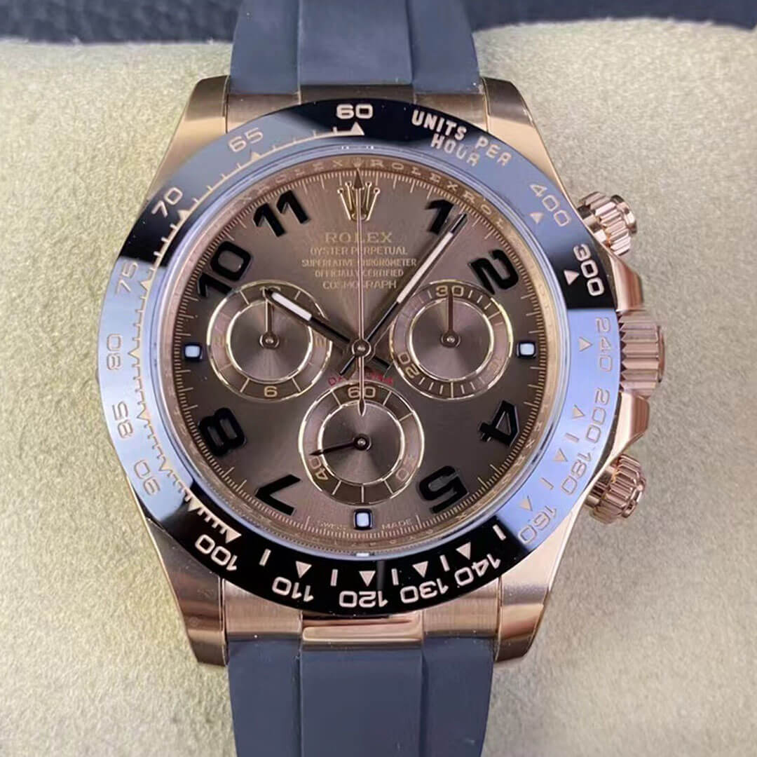 Replica R01ex Cosmograph Daytona M116515LN-0015 1:1 Best Edition Clean Factory V3 Rubber Strap