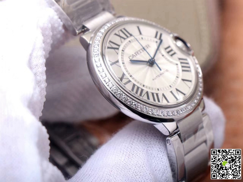 Replica Ca*t1er Ballon Bleu W4BB0017 1:1 Best Edition V6 Factory White Dial Swiss Movement