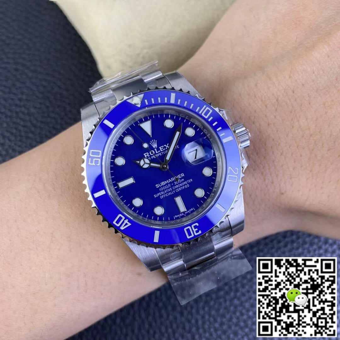 Replica R01ex Submariner 116619LB-97209 40MM 1:1 Best Edition Clean Factory V5 Blue Dial