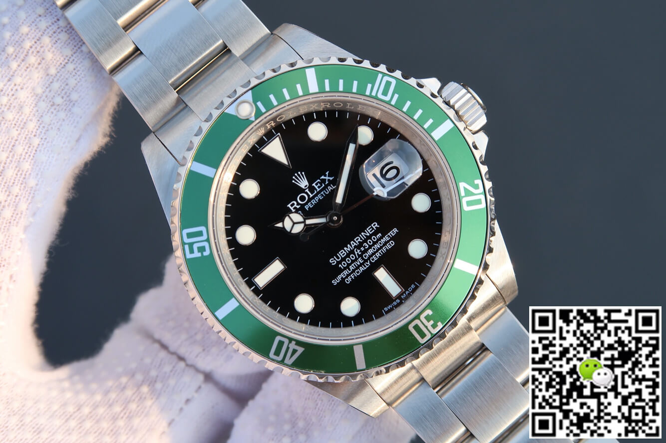 R01ex Submariner Replica 16610LV-93250 1:1 Best Edition Black Dial
