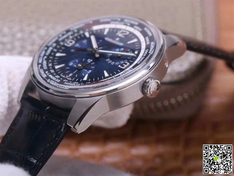 Replica Jaeger LeCoultre Geographic 904847Z 1:1 Best Edition ZF Factory Blue Dial Swiss ETA939A/1
