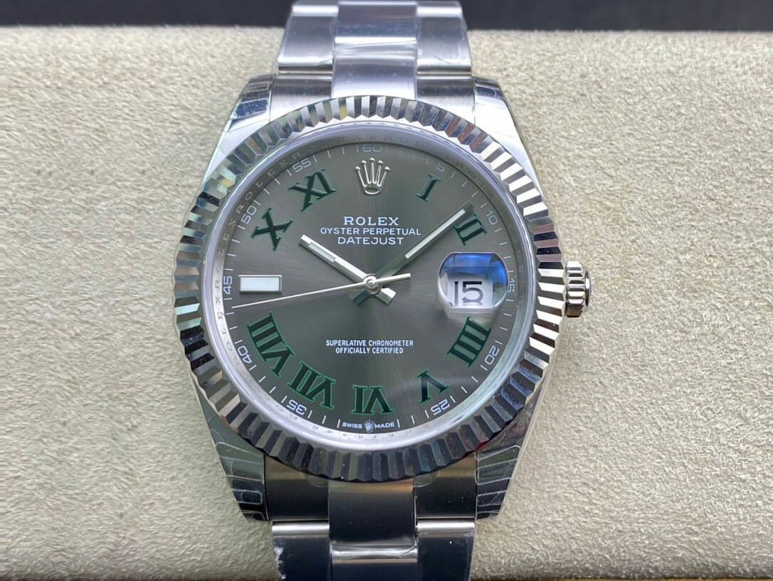 Replica R01ex Datejust M126334-0021 41MM 1:1 Best Edition EW Factory Grey Dial