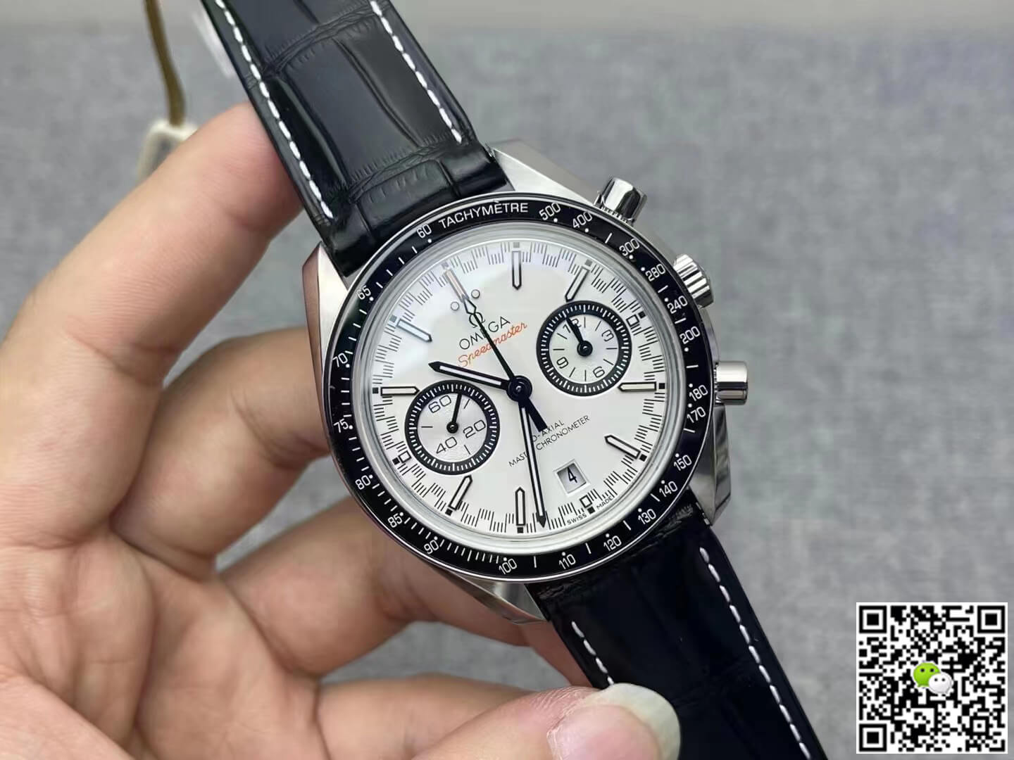0me*ga Replica Speedmaster Racing Chronograph 329.33.44.51.04.001 1:1 Best Edition OM Factory Ceramic Bezel