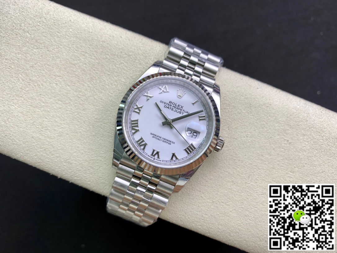 Replica R01ex Datejust M126234-0025 1:1 Best Edition EW Factory White Dial