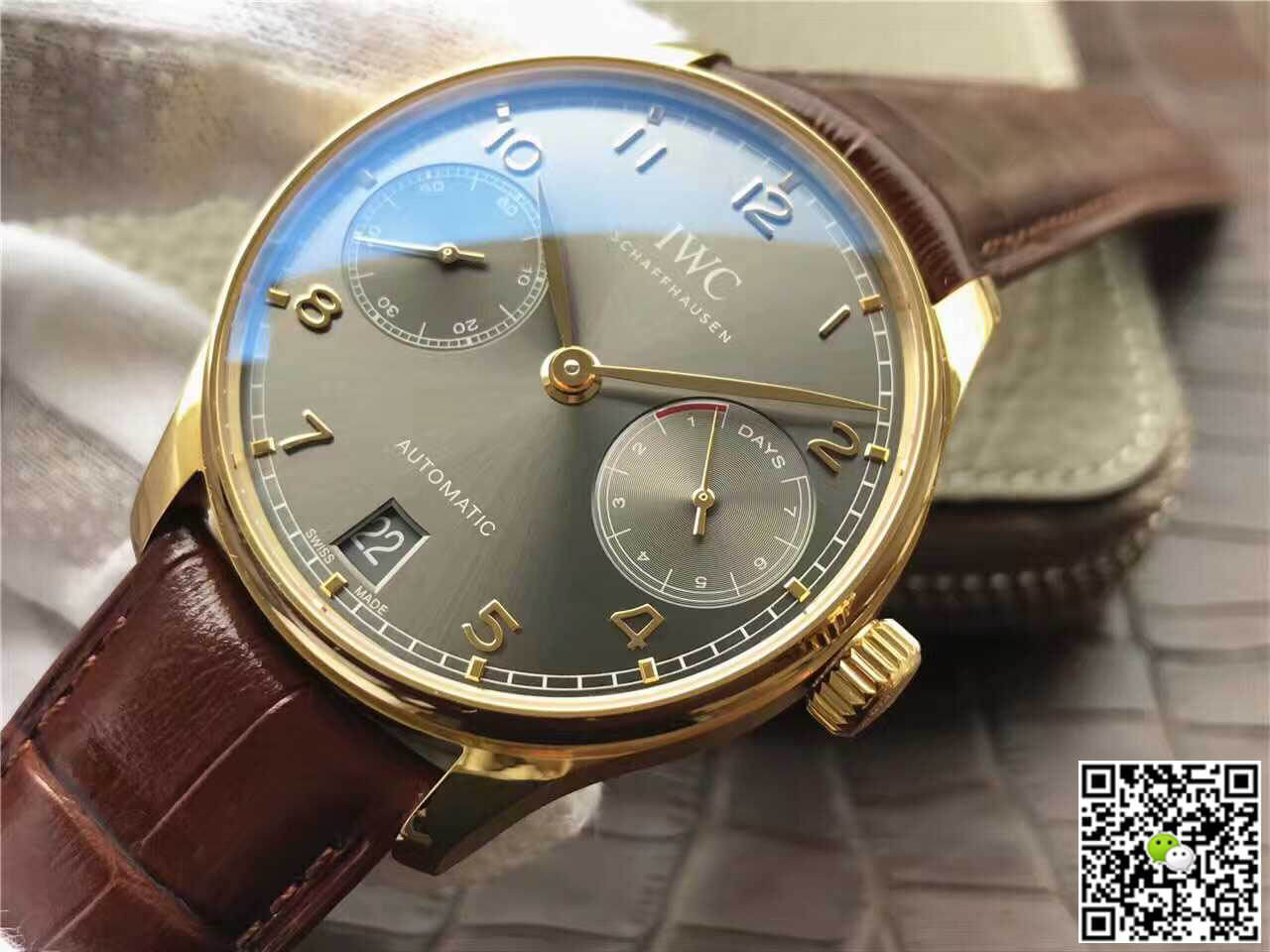 Replica IWC Portugieser IW500101 1:1 Best Edition ZF Factory Grey Dial