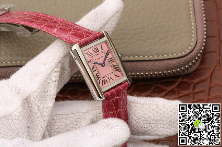 Ca*t1er Replica Tank W5200000 Ladies 1:1 Best Edition K11 Factory Pink Dial