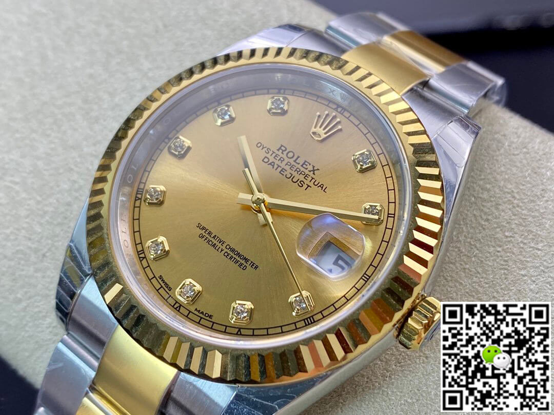 Replica R01ex Datejust M126333-0011 1:1 Best Edition EW Factory Champagne Dial