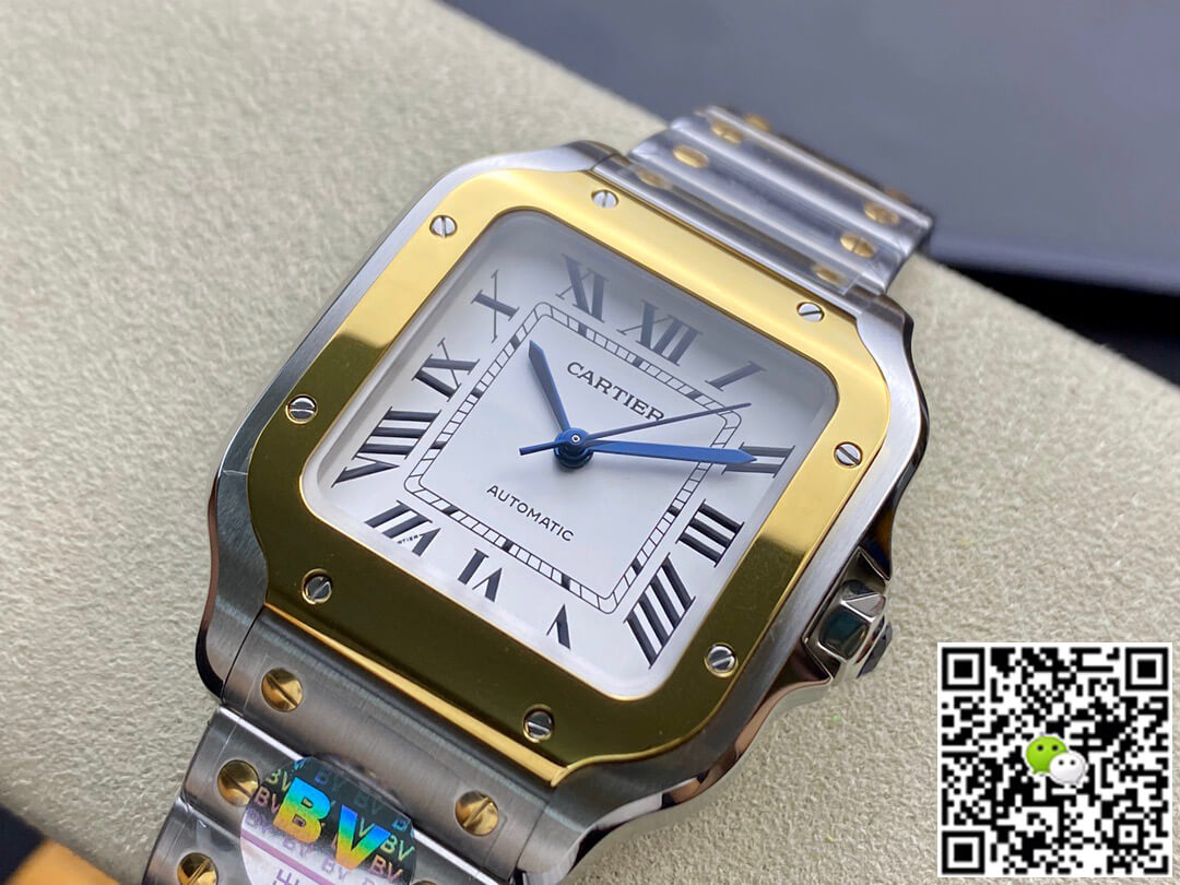 Ca*t1er Watch Rep De Santos W2SA0016 35MM 1:1 Best Edition BV Factory White Dial