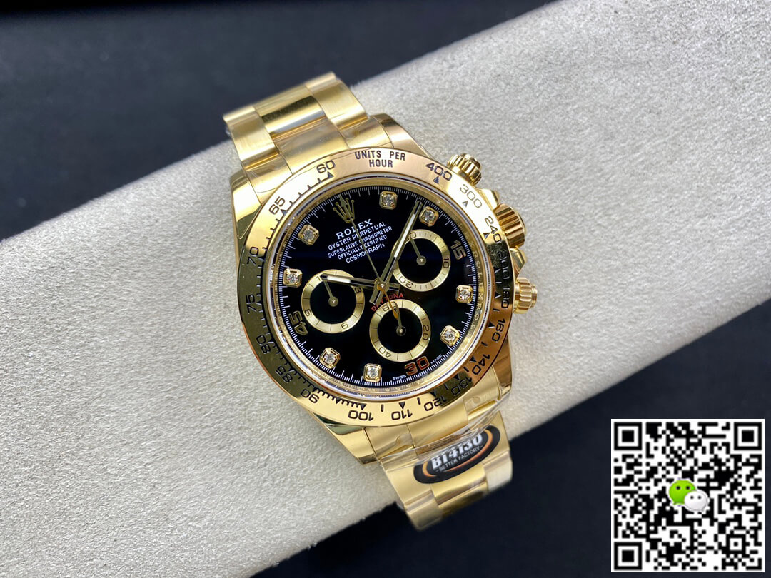 Replica R01ex Daytona M116508-0016 1:1 Best Edition BT Factory Black Dial