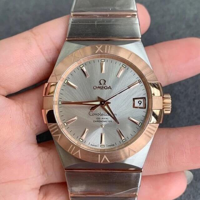 Replica 0me*ga Constellation 123.20.38.21.02.001 1:1 Best Edition VS Factory Silvery White Dial