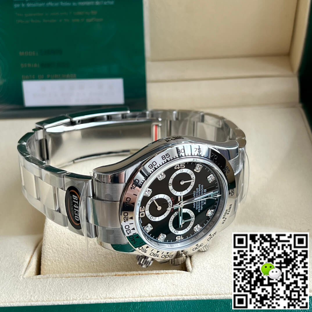 Replica R01ex Daytona M116509-0055 1:1 Best Edition BT Factory Black Dial