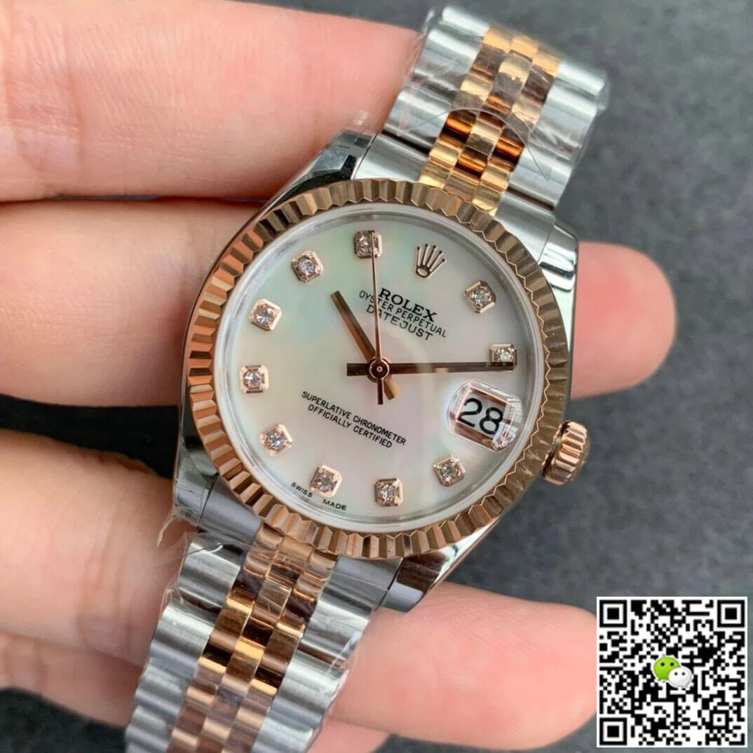 Replica R01ex Datejust M278271-0026 1:1 Best Edition GS Factory Rose Gold