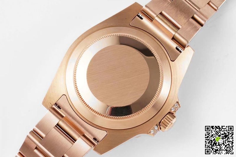 Replica R01ex GMT Master II 116759 SAru 1:1 Best Edition ROF Factory Rose Gold Swiss ETA2836