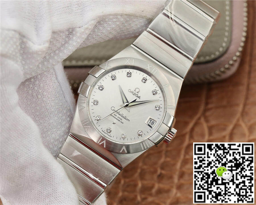 Replica 0me*ga Constellation 123.10.38.21.52.001 1:1 Best Edition VS Factory D1am0nd-set Dial
