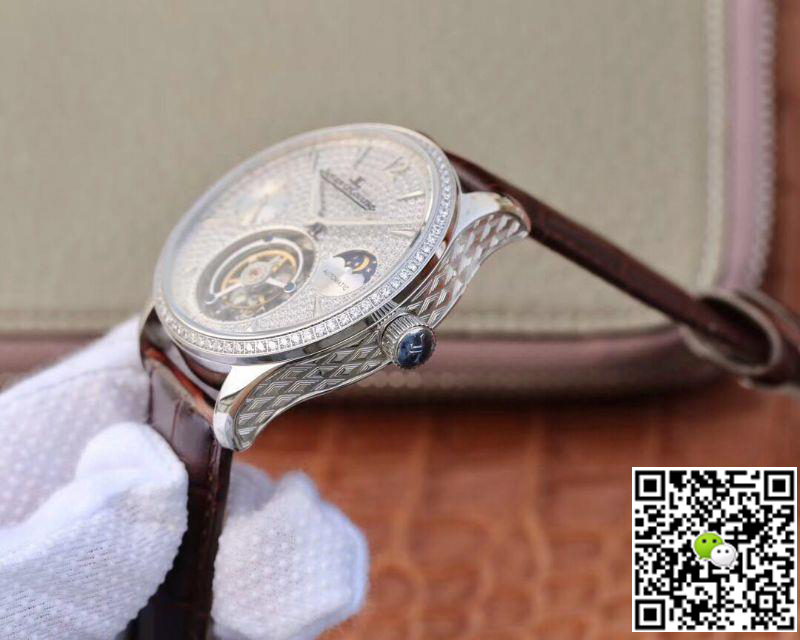 Replica Jaeger-LeCoultre Master Complication Functions Real Tourbillon 1:1 Best Edition Swiss Hand-winding 3310 White Gold