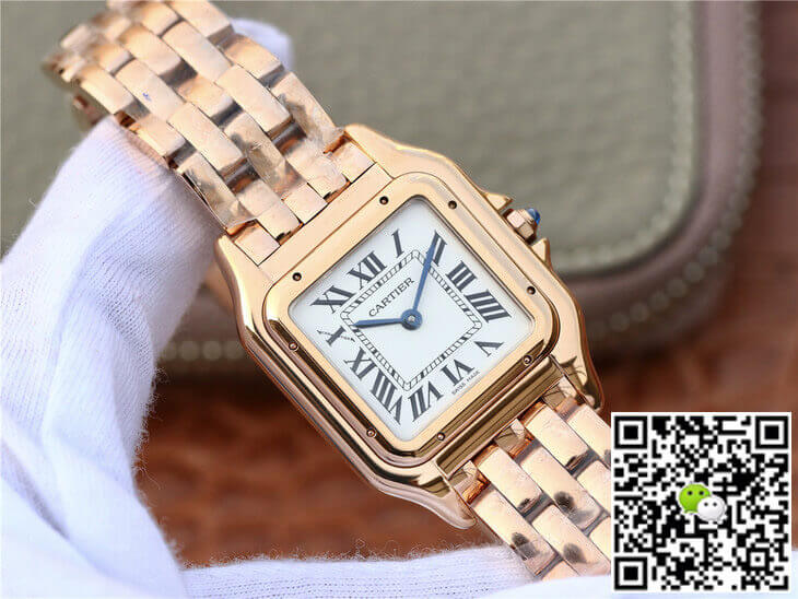Replica Panthere De Ca*t1er WGPN0007 27MM 1:1 Best Edition 8848 Factory Rose Gold