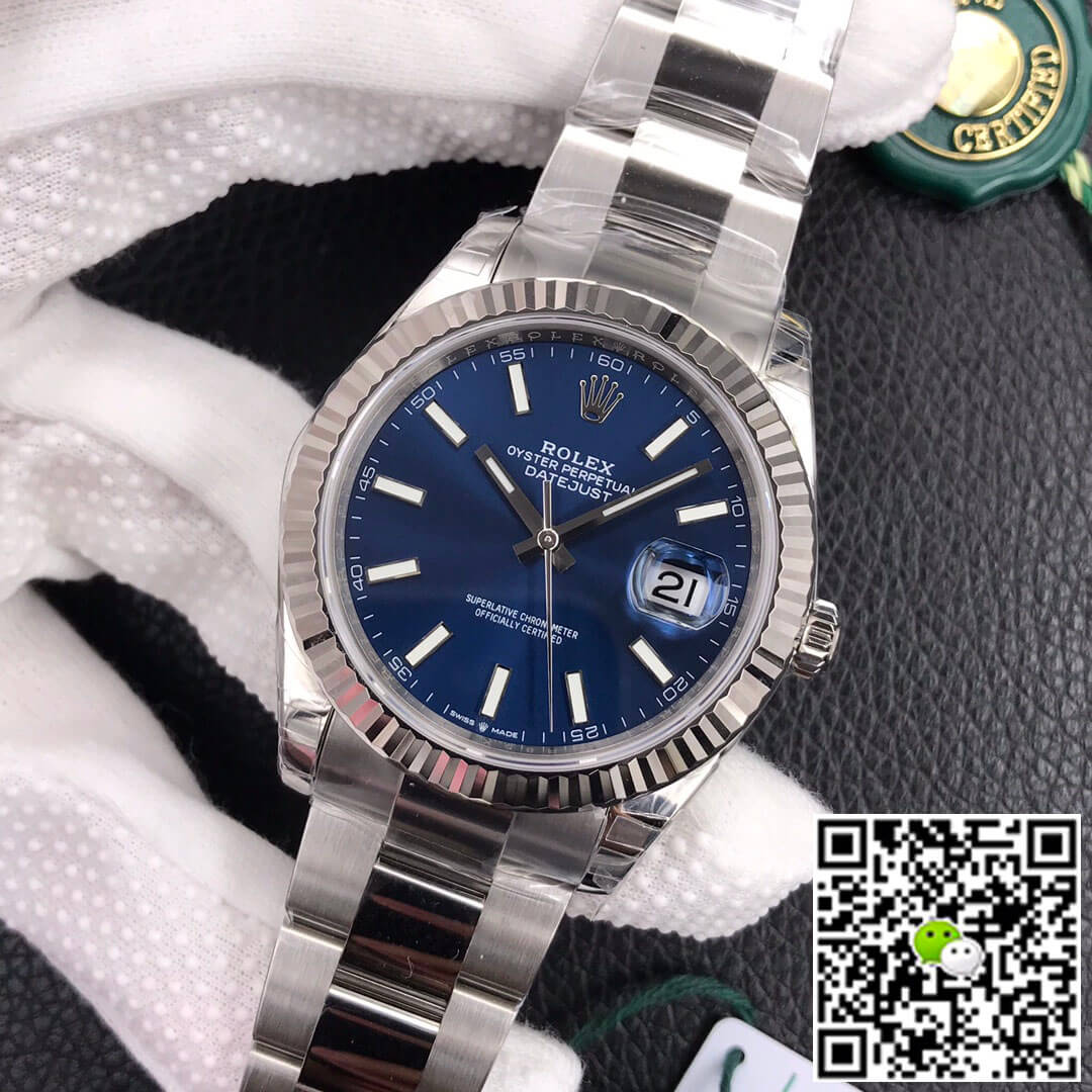 Replica R01ex Datejust M126334-0001 1:1 Best Edition VS Factory Blue Dial