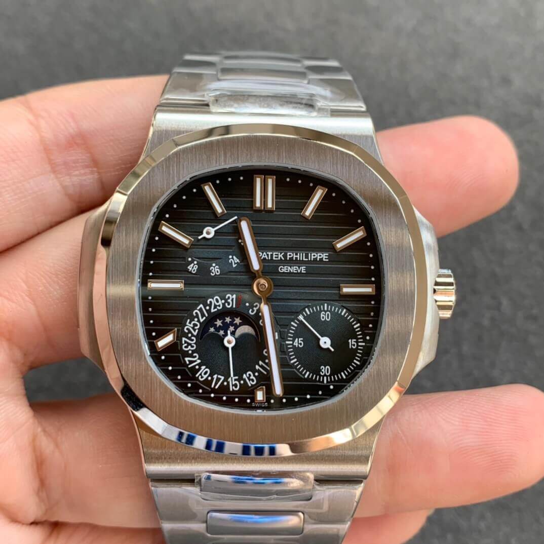 Replica Pat*k Phi1i*pe Nautilus 5712/1A-001 1:1 Best Edition ZF Factory Dark Blue Dial