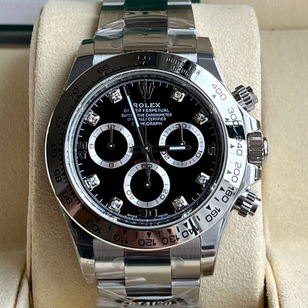 Replica R01ex Daytona M116509-0055 1:1 Best Edition BT Factory Black Dial