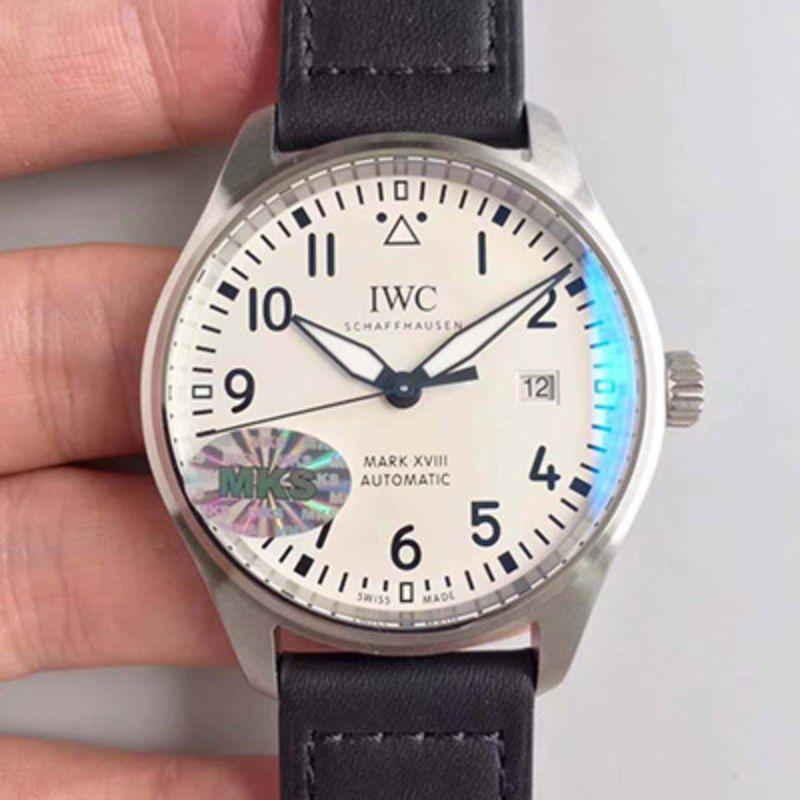 Replica IWC Pilot Mark XVIII IW327002 MKS Factory 1:1 Best Edition Swiss ETA2892 White Dial