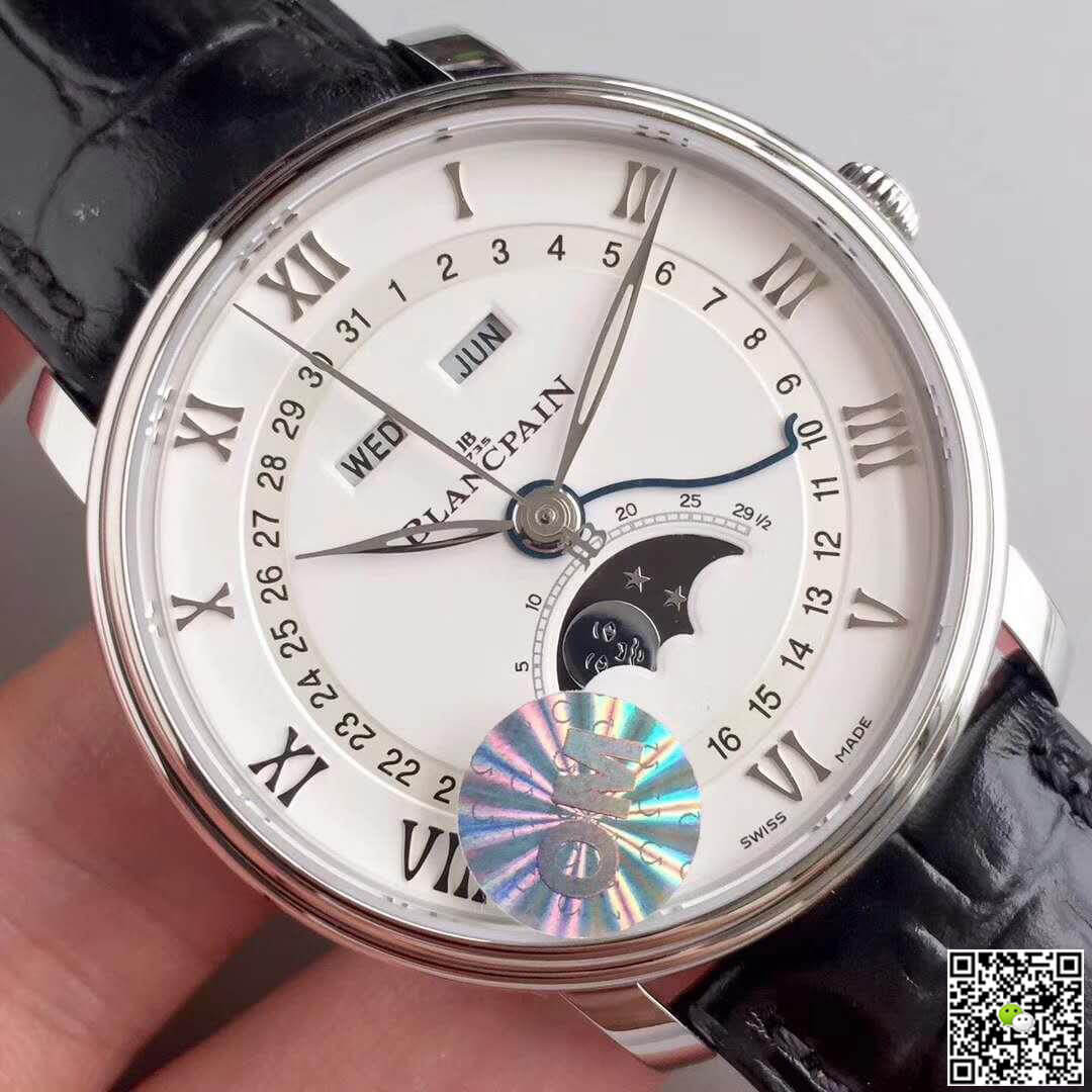 Replica Blancpain Villeret 6654-1127-55B OM Factory 1:1 Best Edition Swiss ETA6654