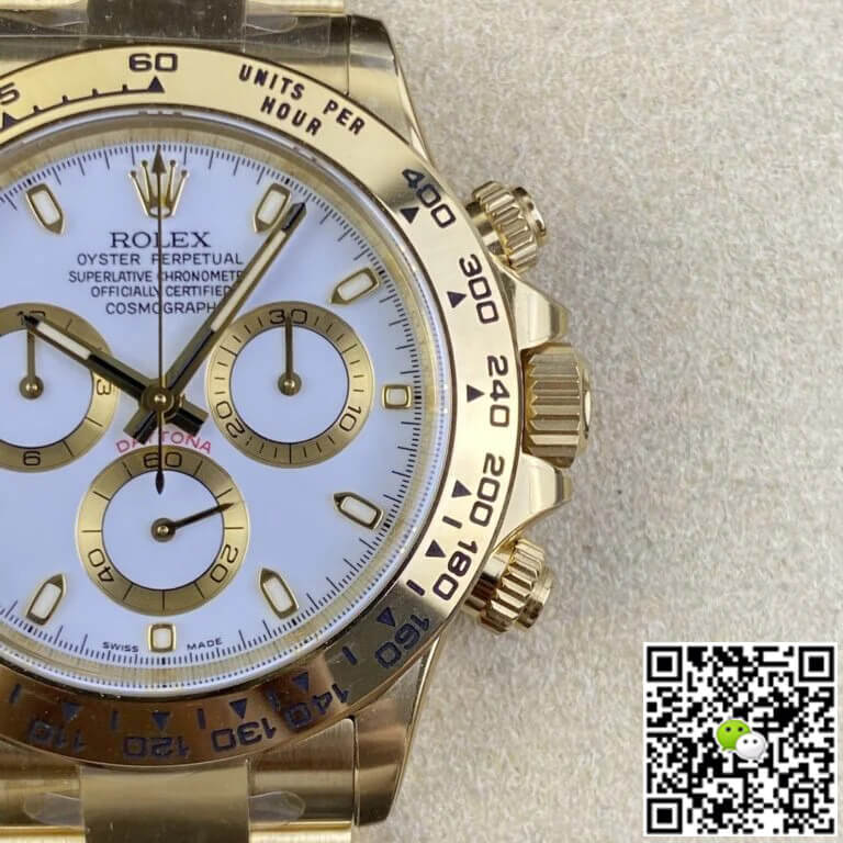 Replica R01ex Cosmograph Daytona M116508-0001 1:1 Best Edition Clean Factory Yellow Gold