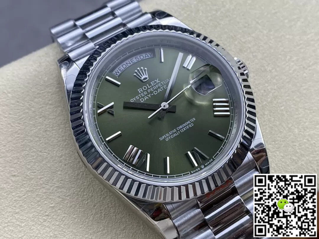 Replica R01ex Day Date M228236-0008 1:1 Best Edition GM Factory V2 Green Dial