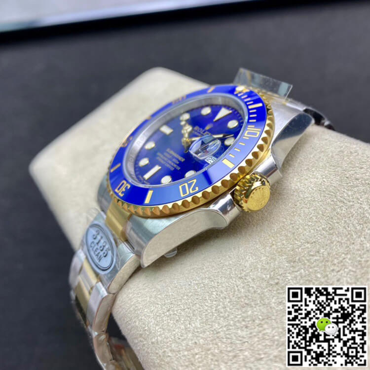 R01ex Submariner Replica 116613LB-97203 1:1 Best Edition Clean Factory V4 Blue Bezel