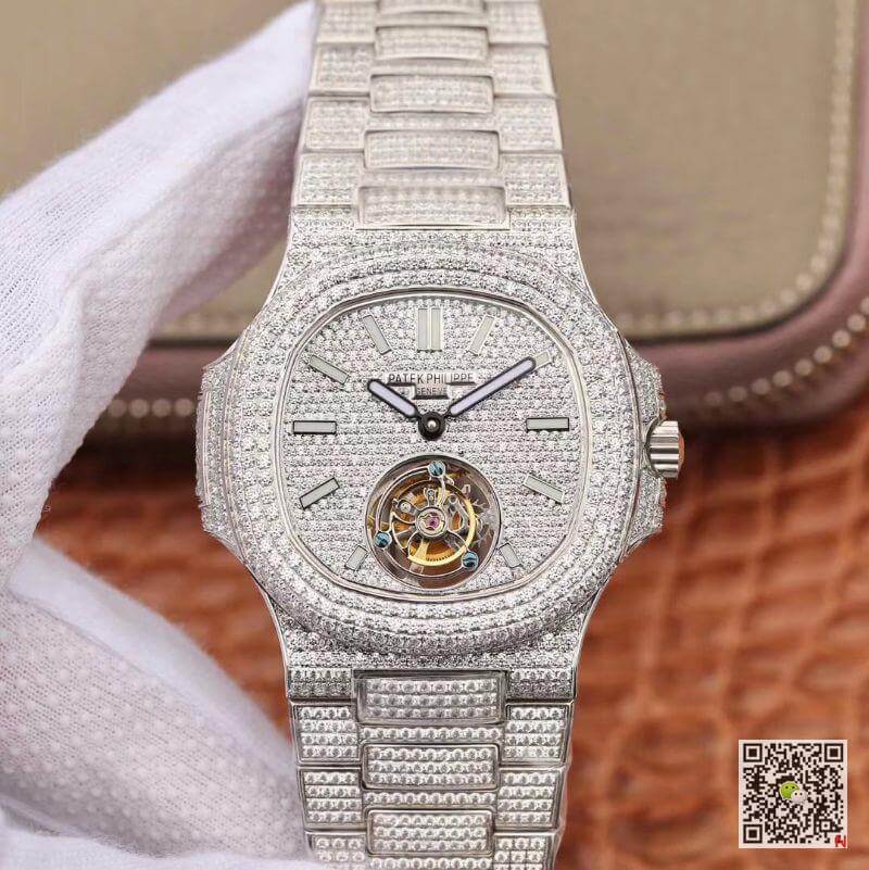 Pat*k Phi1i*pe Replica Nautilus Tourbillon R8 Factory 1:1 Best Edition Swiss Hand-Winding Tourbillon Movement