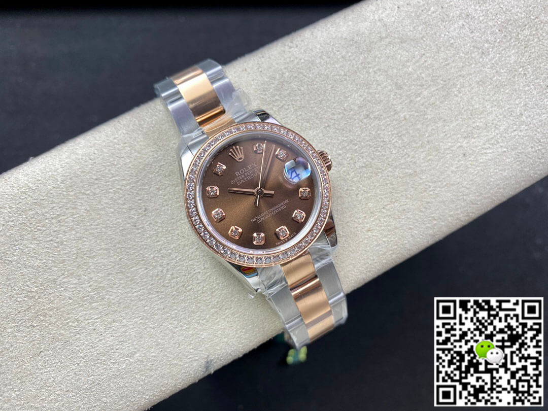 Replica R01ex Datejust M278381RBR-0027 31MM 1:1 Best Edition EW Factory Brown Dial