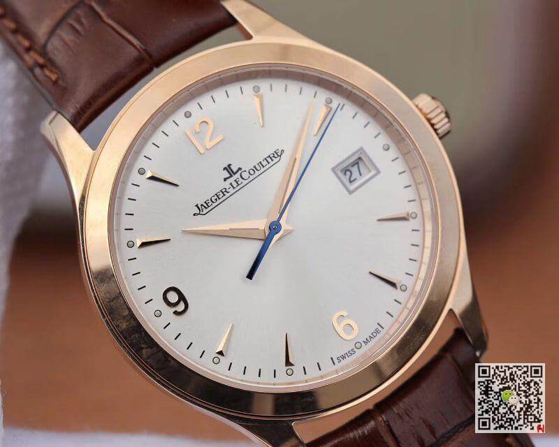 Replica Jaeger LeCoultre Master Control Date Q1542520 18K Rosegold Case ZF Factory 1:1 Best Edition Swiss ETA9015 White Dial