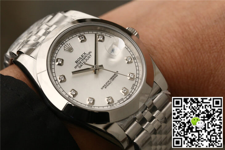 Replica R01ex Datejust M126300 1:1 Best Edition EW Factory D1am0nd-set Dial