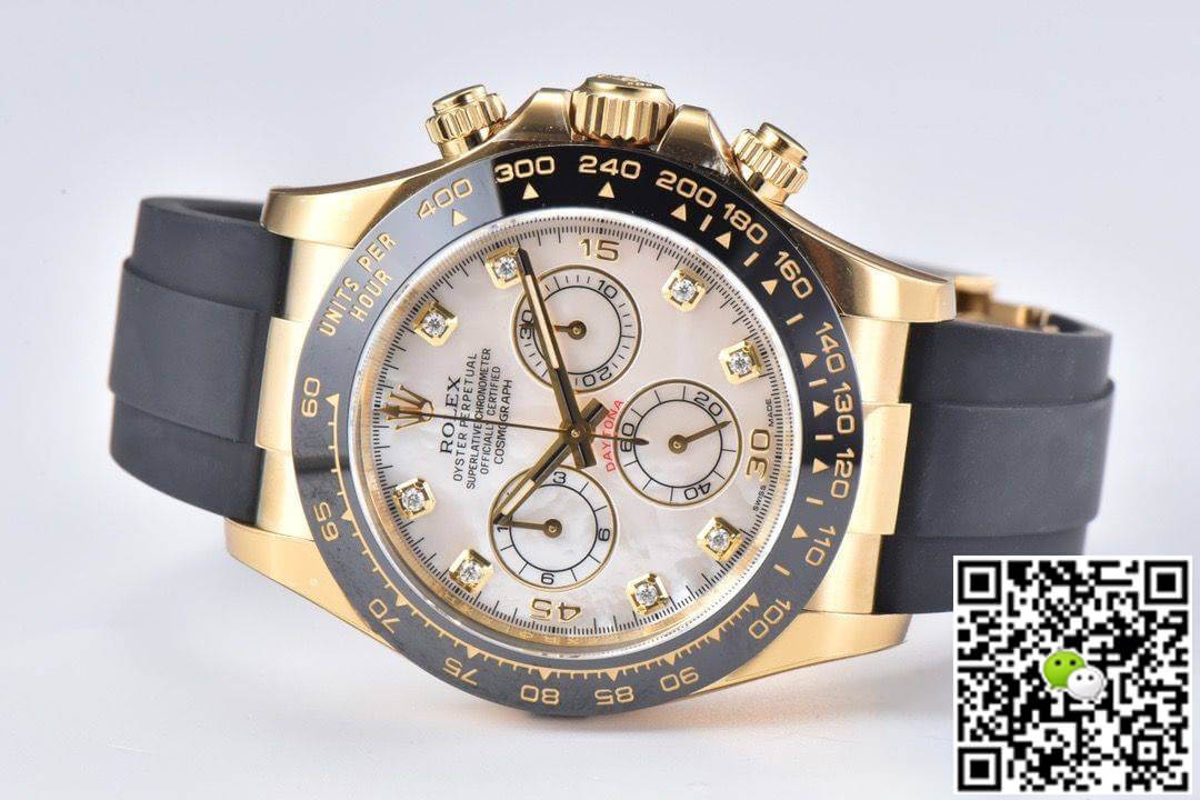 Replica R01ex Cosmograph Daytona 116518LN-0037 1:1 Best Edition Clean Factory Mother-of-pearl Dial