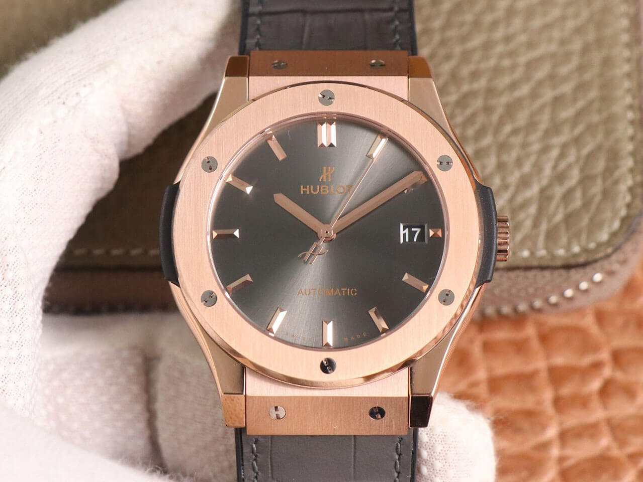 Replica Hublot Classic Fusion 511.OX.7081.LR 1:1 Best Edition WWF Factory Dark Gray Dial