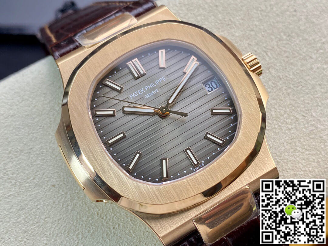 Replica Pat*k Phi1i*pe Nautilus 5711R-001 1:1 Best Edition PPF Factory V4 Brown Dial Swiss ETA324