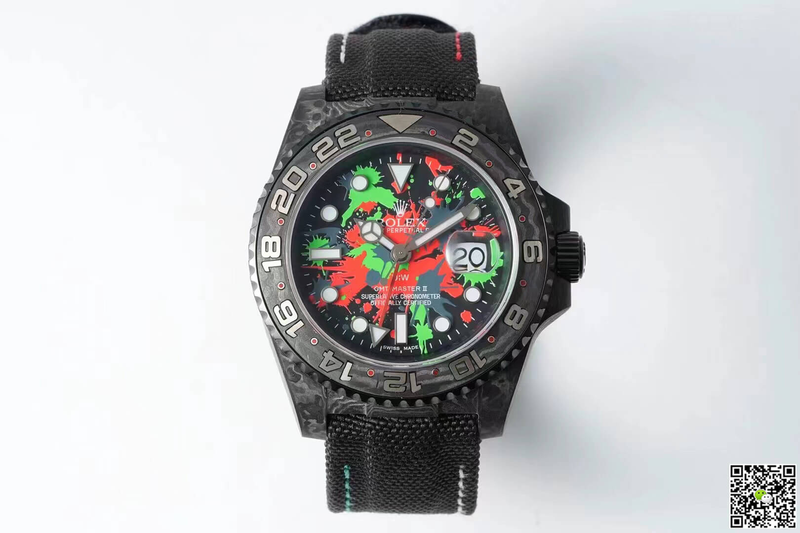 Replica R01ex GMT-MASTER II Diw 1:1 Best Edition Carbon Fiber Color Dial